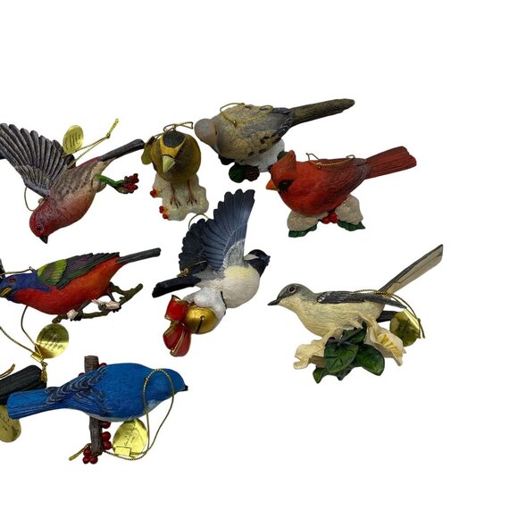 Danbury Mint Songbirds Christmas Ornaments set 11 Christmas tree ornaments - Picture 4 of 13